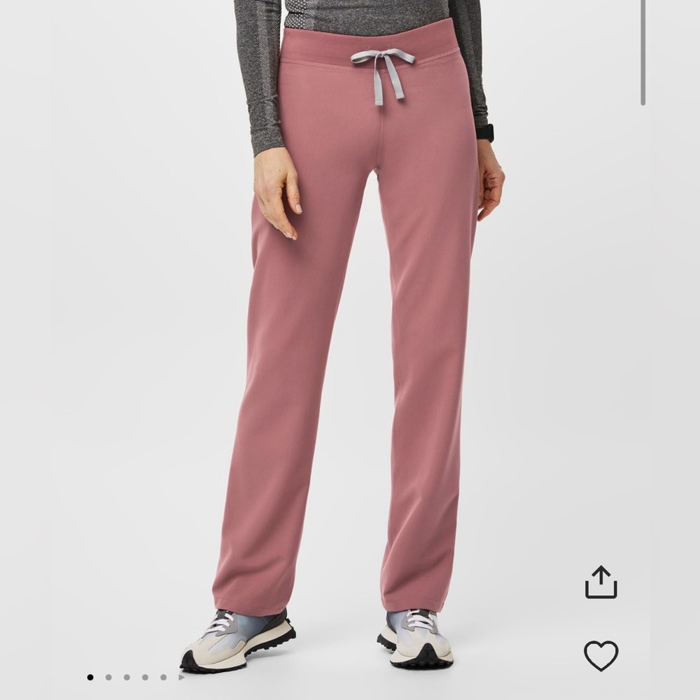 Figs Livingston basic scrub pants mauve size XS regular